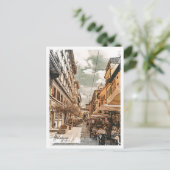 Carte Postale Bologne Italie Belle peinture à l'huile paysage (Debout devant)