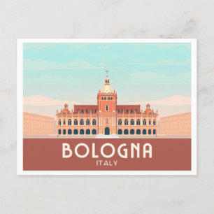 Carte Postale Bologne Italie Pastel Travel