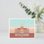 Carte Postale Bologne Italie Pastel Travel (Debout devant)