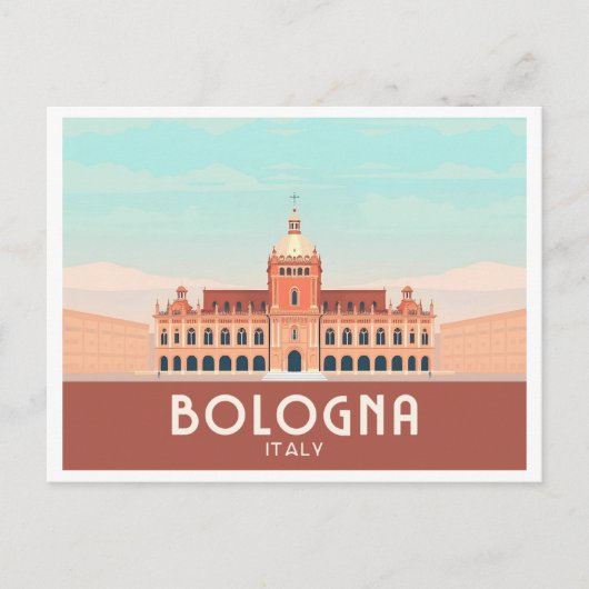 Carte Postale Bologne Italie Pastel Travel (Devant)