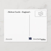 Carte postale Bolton Castle (Dos)
