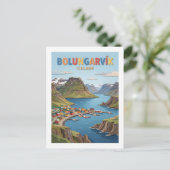 Carte Postale Bolungarvík Islande (Debout devant)