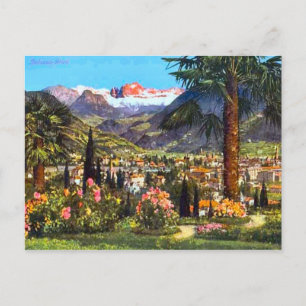 Carte Postale Bolzano, Italie, et les Alpes voisines