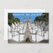 Carte Postale Bom Jesus do Monte. (Devant / Derrière)