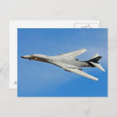 Carte Postale Bombardes de Lancer B-1B balayées (Devant / Derrière)