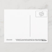 Carte Postale Bombardes de Lancer B-1B balayées (Dos)