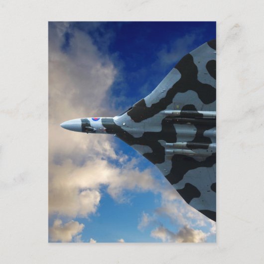 Carte Postale Bombardier Vulcain en vol (Devant)
