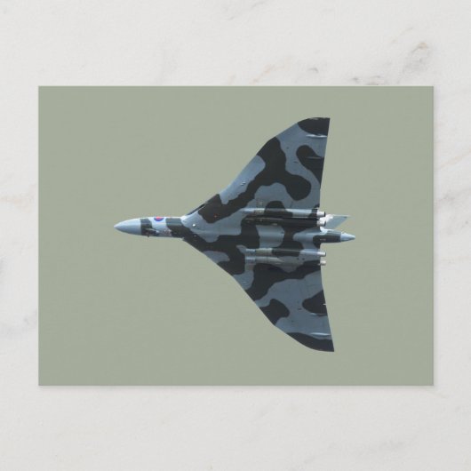 Carte Postale Bombardier Vulcain en vol (Devant)