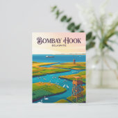 Carte Postale Bombay Hook États-Unis (Debout devant)