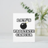 Carte Postale Bombe Cancer de la Prostate (Debout devant)
