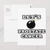Carte Postale Bombe Cancer de la Prostate (Devant / Derrière)