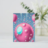 Carte Postale Bombe de cerise surréaliste (Debout devant)