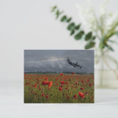 Carte Postale Bombe De Lancaster Sur Un Champ De Populations (Debout devant)
