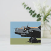 Carte Postale Bombe Lancaster Avro (Debout devant)