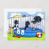 Carte Postale Bombes à l'écart (Devant / Derrière)