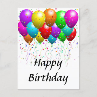 Carte postale - bon anniversaire