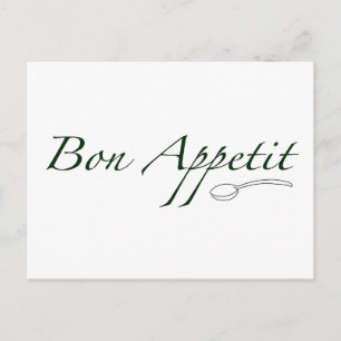 Carte Postale Bon Appetit