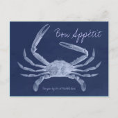 Carte Postale Bon Appétit King Crab Recette Card (Devant)