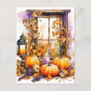 Carte Postale Bon automne Profitez du temps d'automne