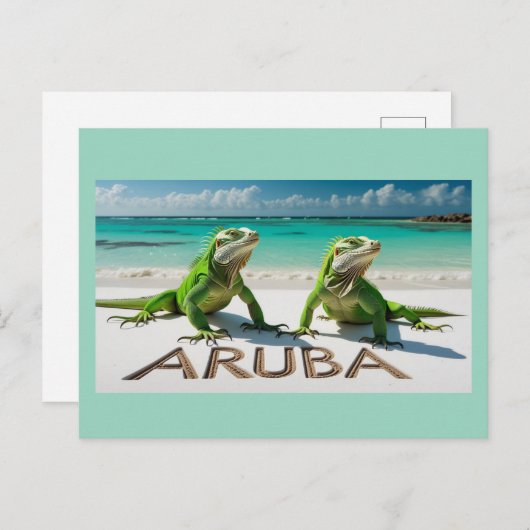 Carte postale Bon bini aruba (Devant / Derrière)