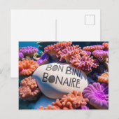 Carte postale Bon bini bonaire (Devant / Derrière)