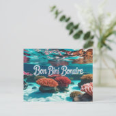 Carte postale Bon bini bonaire (Debout devant)