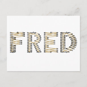 Carte Postale Bon logo FRED