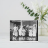 Carte Postale Bon Rétablissement Infirmières (Debout devant)