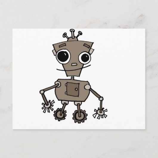 Carte Postale Bon Robot (Devant)