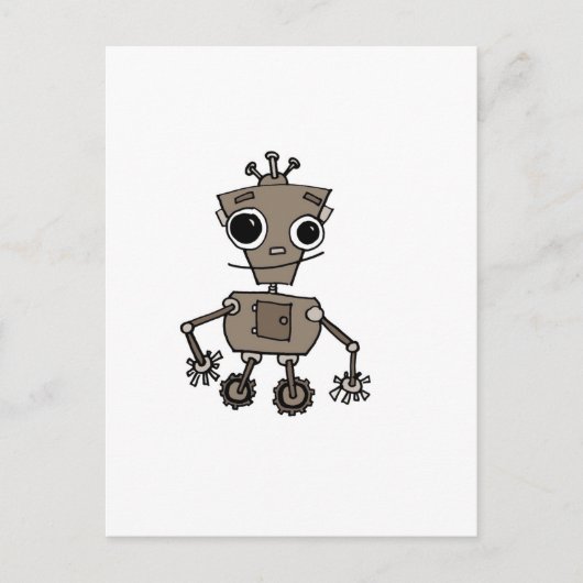 Carte Postale Bon Robot (Devant)