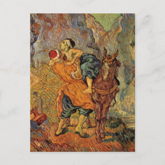 Carte Postale Bon Samaritain (après Delacroix), Vincent van Gogh
