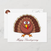Carte postale bon thanksgiving (Devant / Derrière)