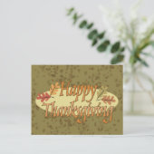 Carte postale bon thanksgiving (Debout devant)