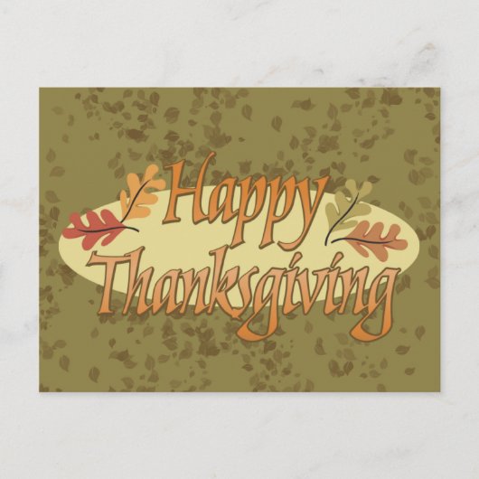 Carte postale bon thanksgiving (Devant)