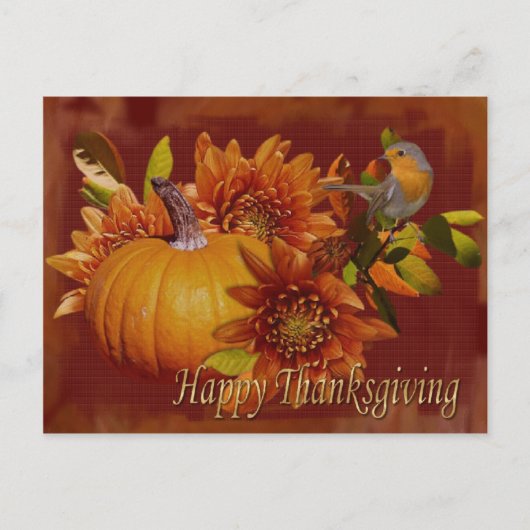 Carte postale bon thanksgiving (Devant)