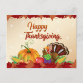 Carte postale bon thanksgiving (Devant)