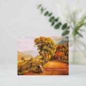 Carte Postale Bon thanksgiving. Art (Debout devant)