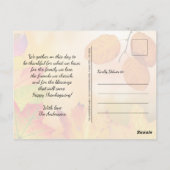 Carte Postale Bon thanksgiving Automne Automne Salutations (Dos)