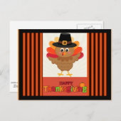 Carte Postale bon thanksgiving de M. Turquie (Devant / Derrière)