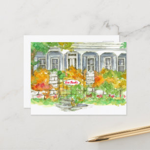 Carte Postale Bon thanksgiving De Realtor Nouvelle Maison Automn