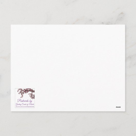 Carte postale Bon thanksgiving Palm Tree lumineux (Dos)