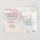 Carte Postale Bon thanksgiving photo simple salutations (Dos)