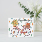 Carte postale bon thanksgiving Vintage (Debout devant)