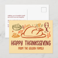 Bon thanksgiving Whimsgiving sur mesure