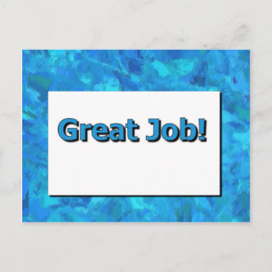 Carte Postale Bon Travail !