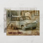 Carte Postale Bon vieux temps (Devant / Derrière)