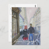 Carte Postale Bon Voyage (Devant / Derrière)