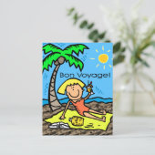 Carte postale : Bon Voyage (Debout devant)