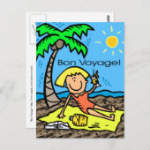 Carte postale : Bon Voyage (Devant / Derrière)