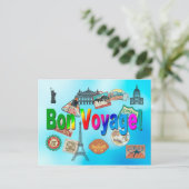 Carte Postale Bon voyage (Debout devant)